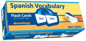 You can use flash cards to study Spanish