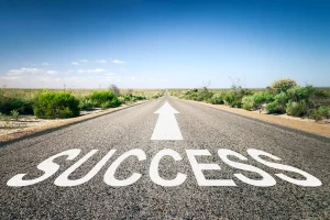We are all on the road to success.