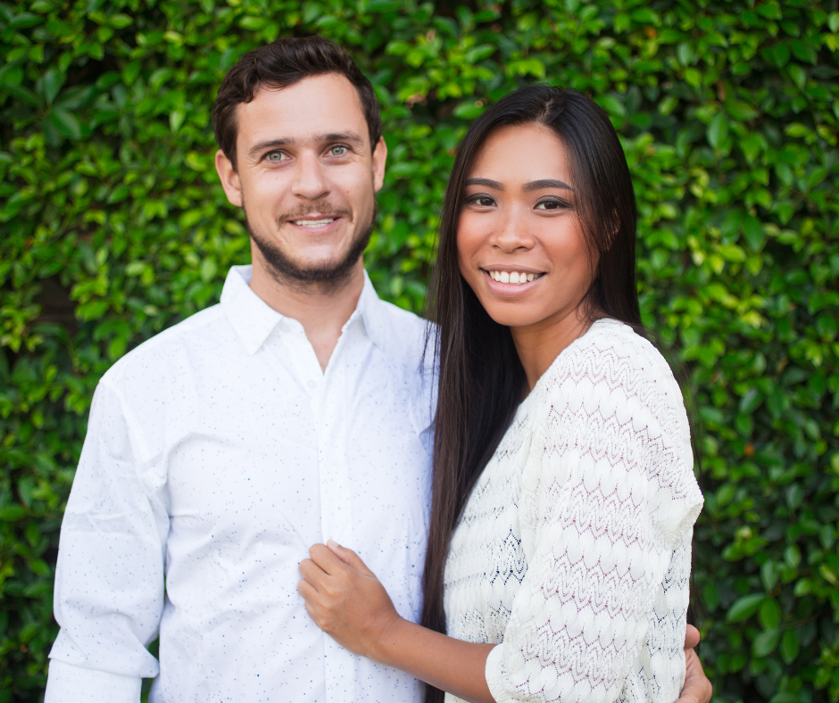 Man loves his Asian girlfriend.