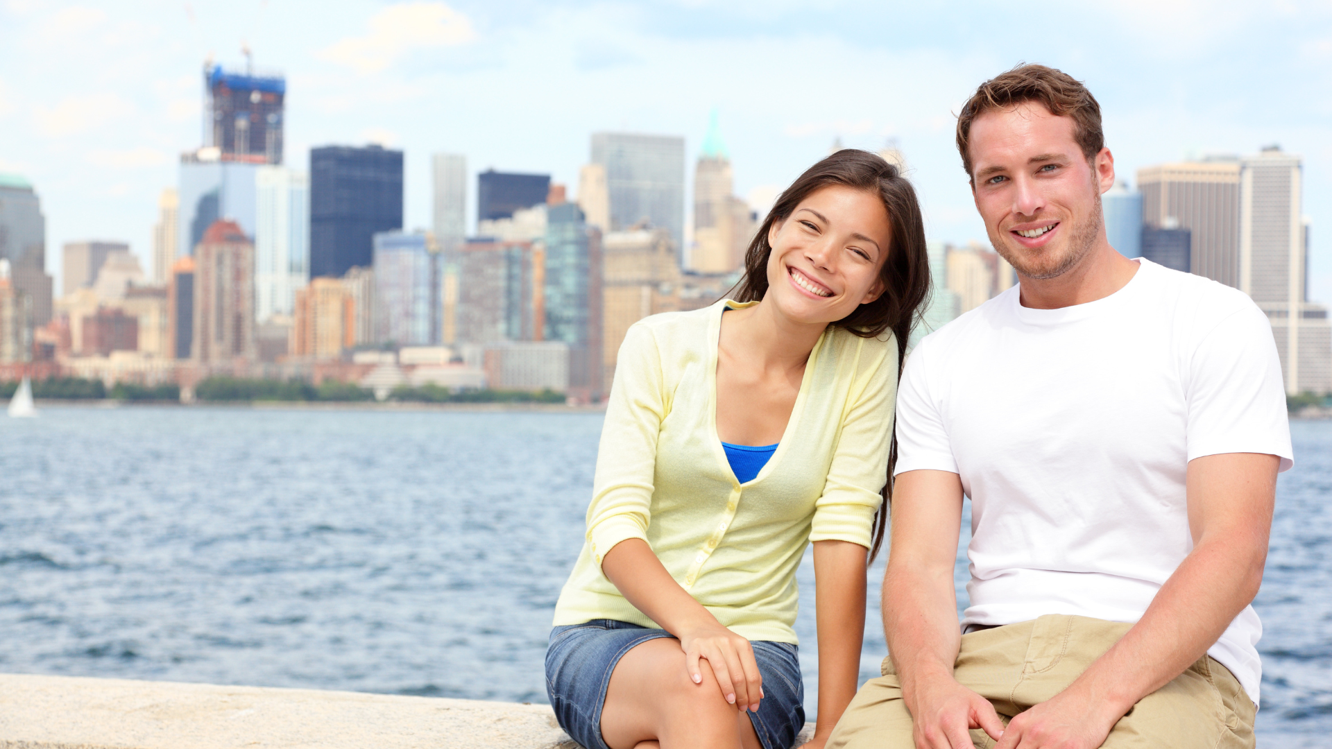 The guy is spending time with the foreign lady. 