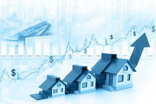 The housing market is rising prices in high inflation. 